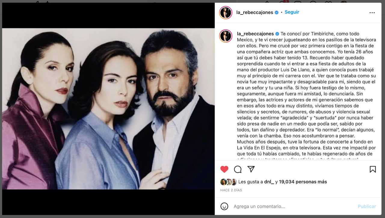 Sasha Sokol habla tras denunciar a Luis de Llano