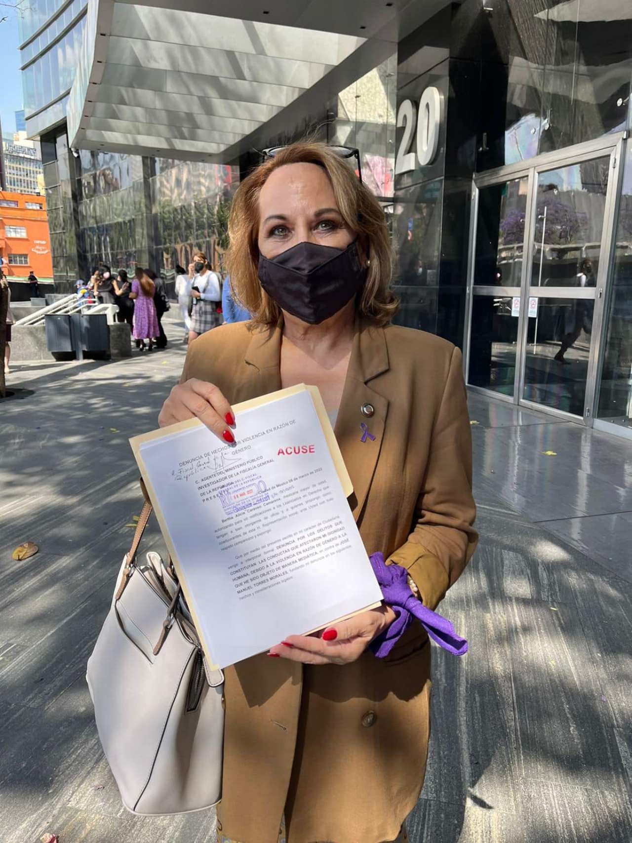 Senadora denuncia Chumel Torres violencia