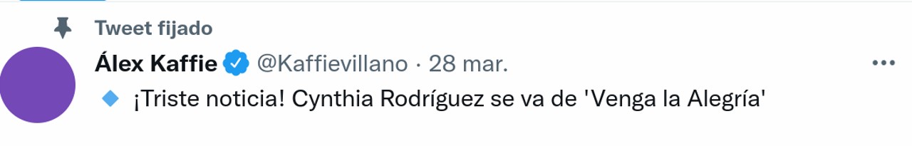 cynthia rodriguez comentario twitter