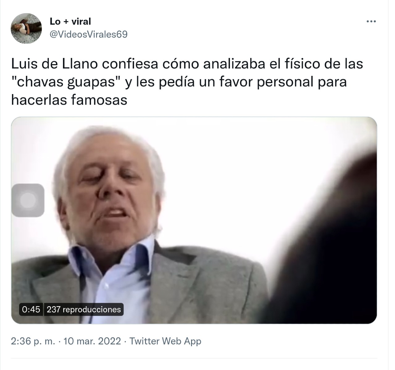 twitt luis de llano comentarios