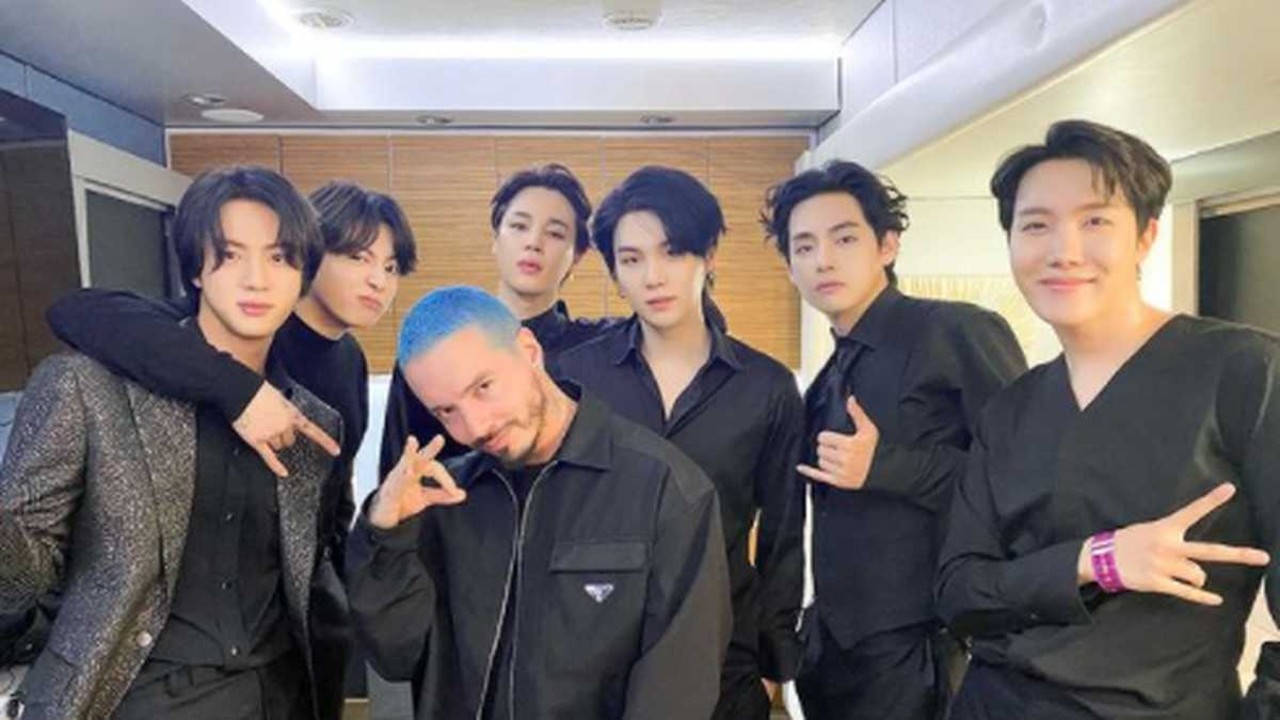 bts j balvin grammys