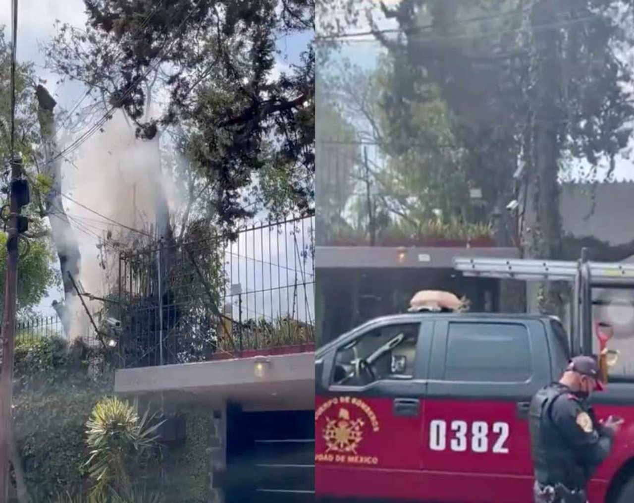 incencio en casa Daniel Bisogno Pedregal