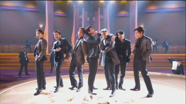 BTS grammy presentacion