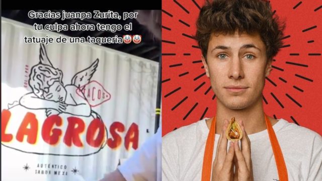 juanpa zurita tacos la milagrosa tatuaje