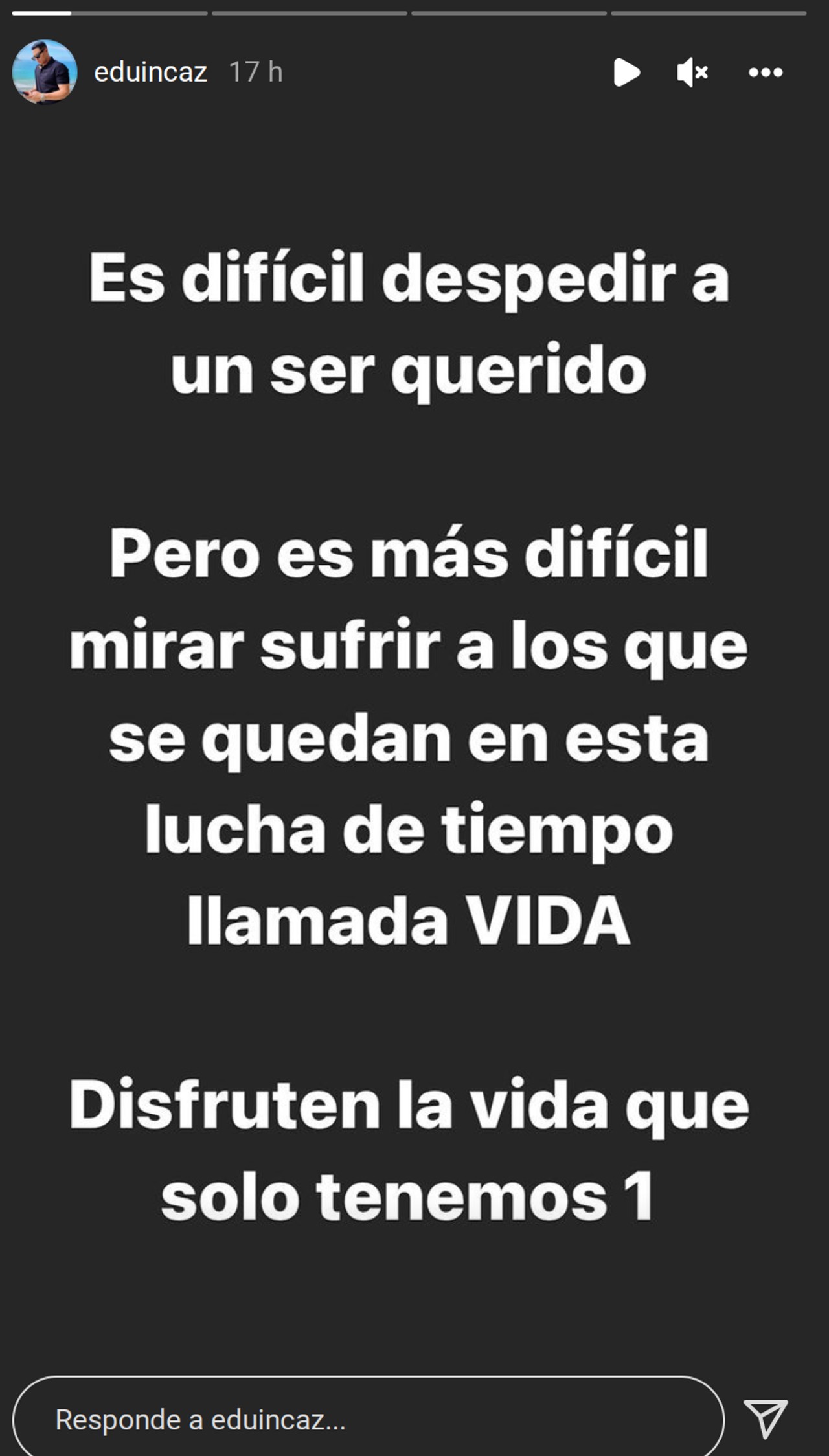 eduin caz mensaje despedida