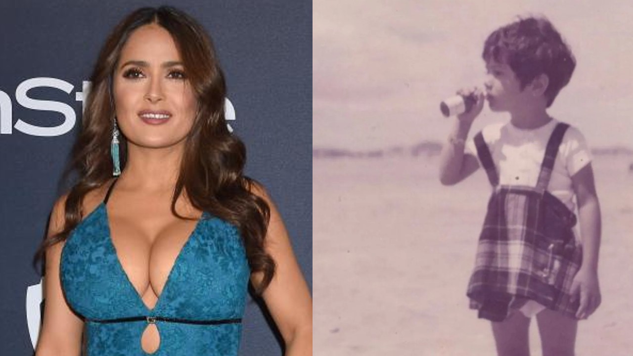 salma hayek nina famosa