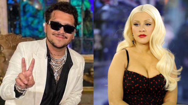 Nodal colaboracion Christina Aguilera no conoce
