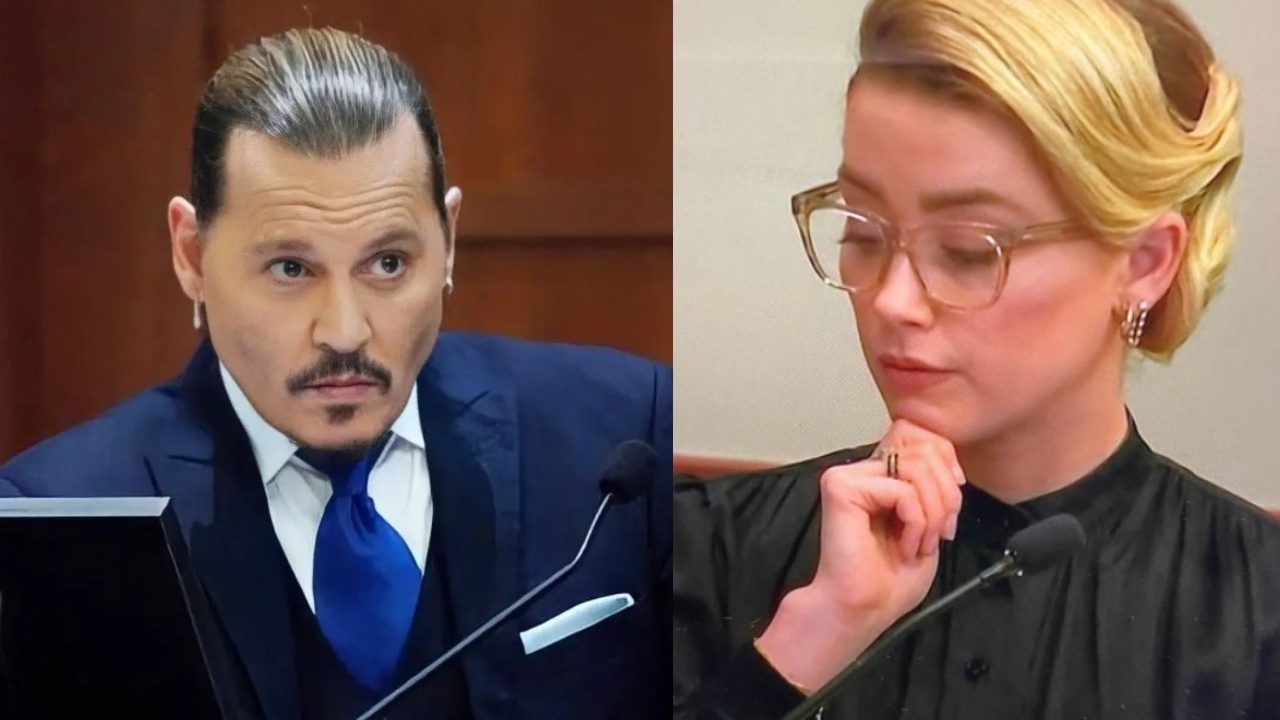 Amber Heard lentes Johnny Depp juicio