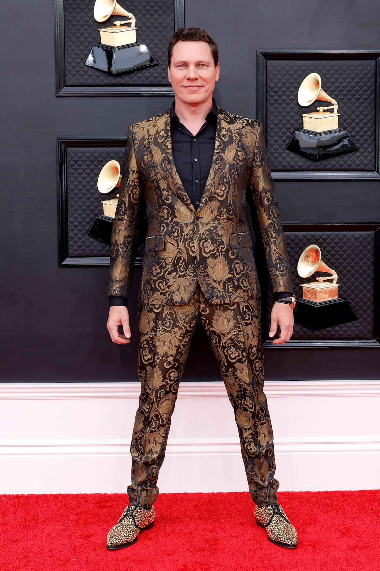 Tiesto en la alfombra roja de los Grammys 2022