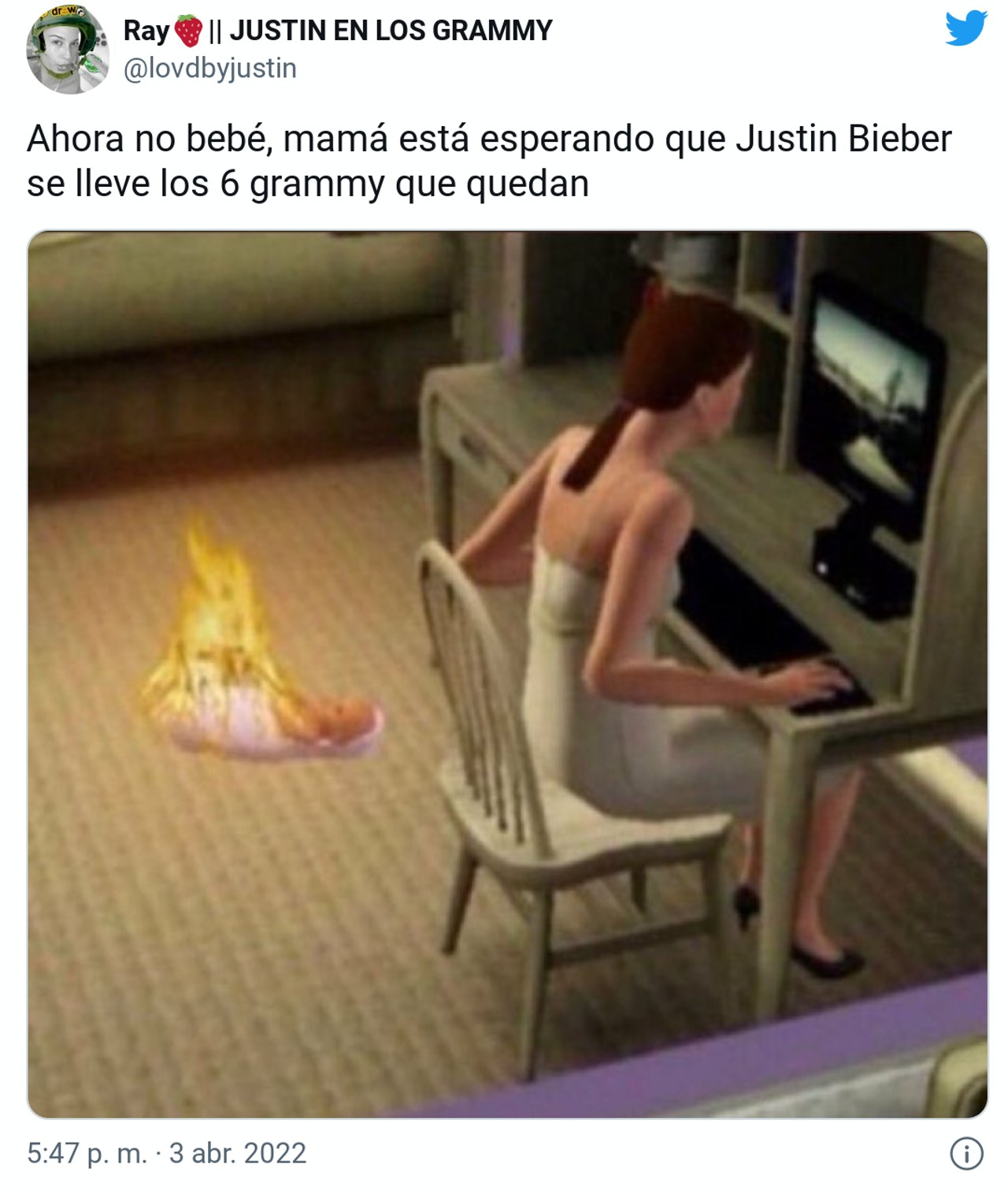 Los mejores memes de los Grammys 2022en un momento bebe