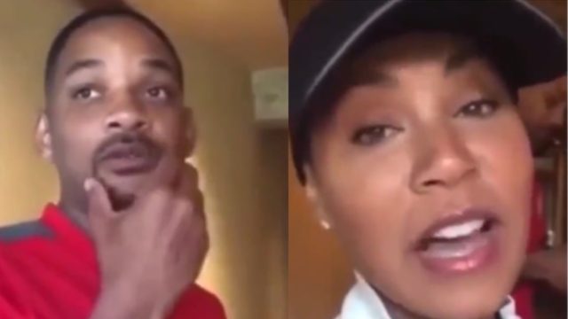 Will Smith peleando Jada Pinkett video