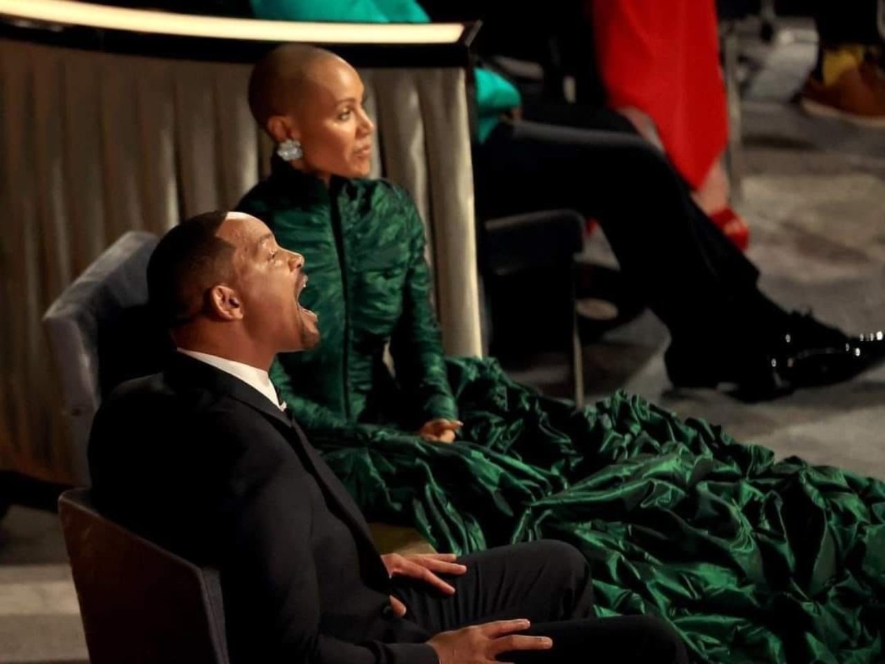 Will Smith peleando con Jada Pinkett
