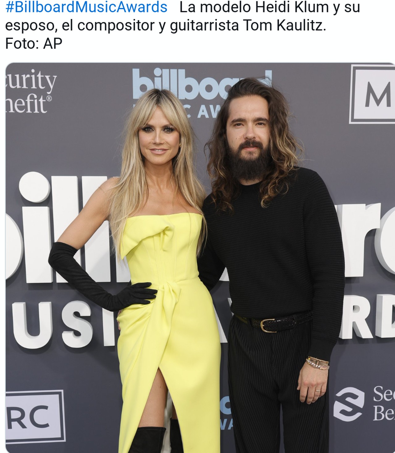 alfombra roja billboard music awards heidi klum