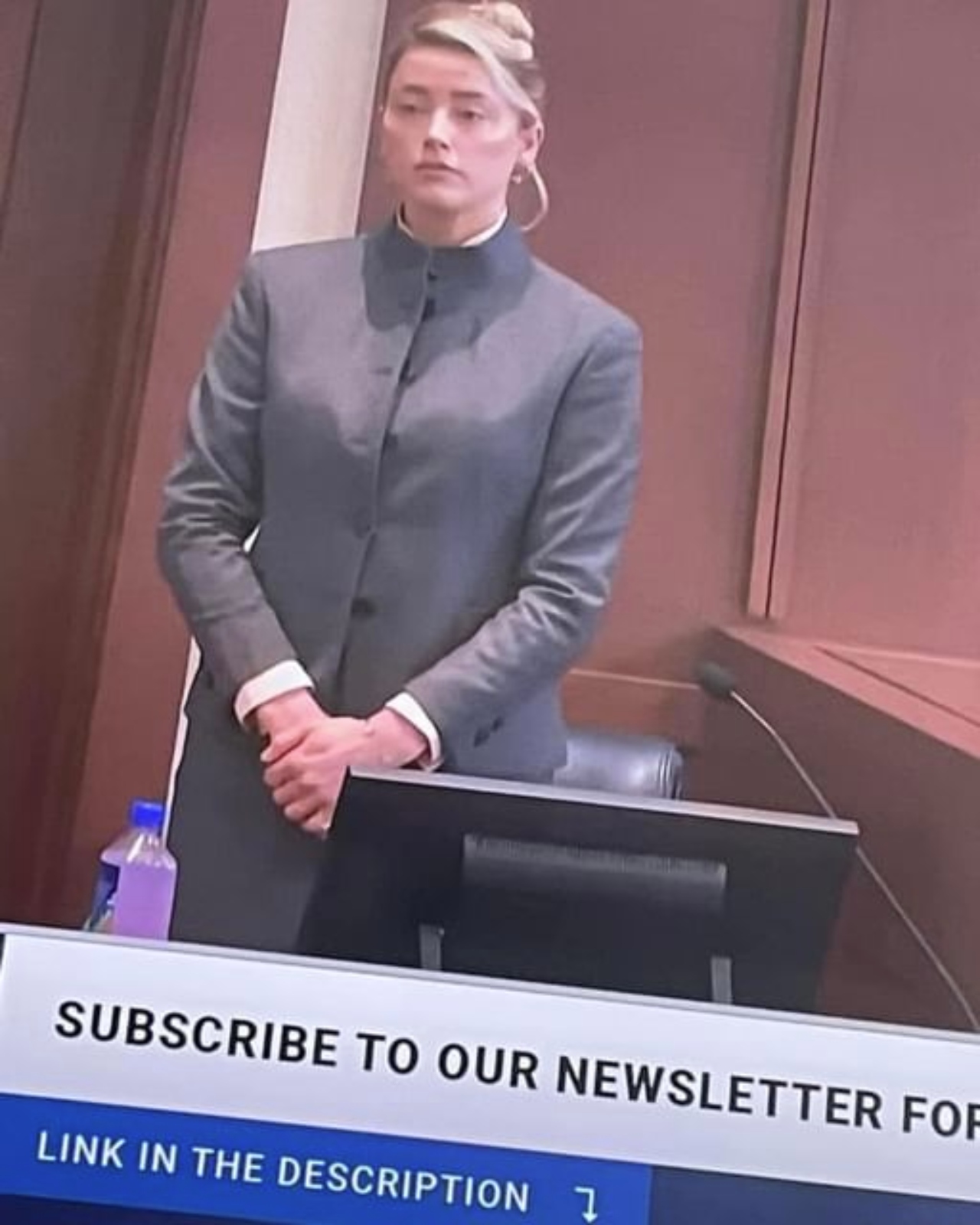 Amber Heard durante el juicio contra Johnny Depp