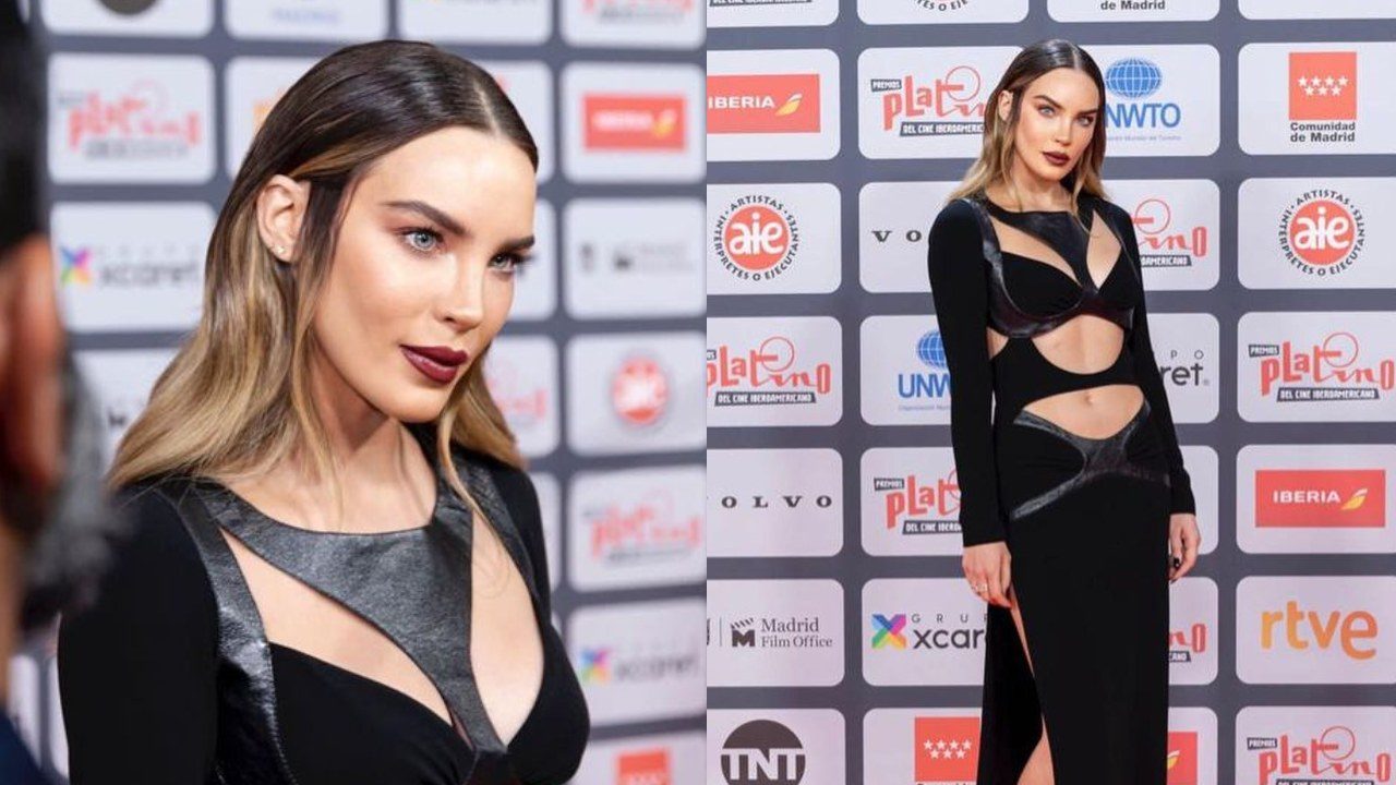 Belinda Premios Platino look gótico Gatubela
