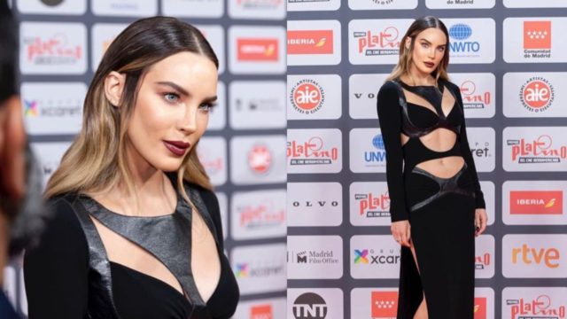 Belinda Premios Platino look gótico Gatubela