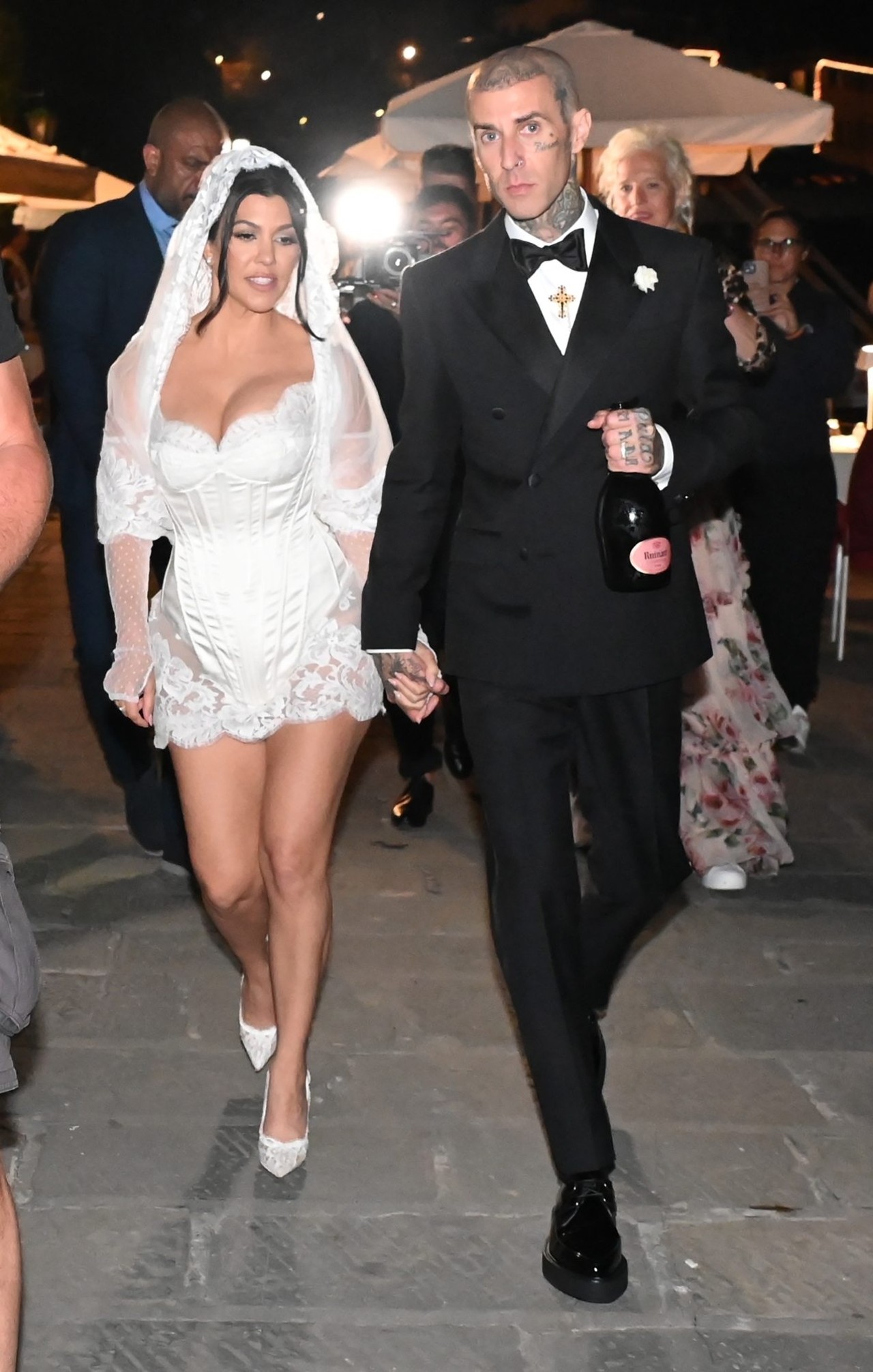 boda kourtney kardashian italia comida