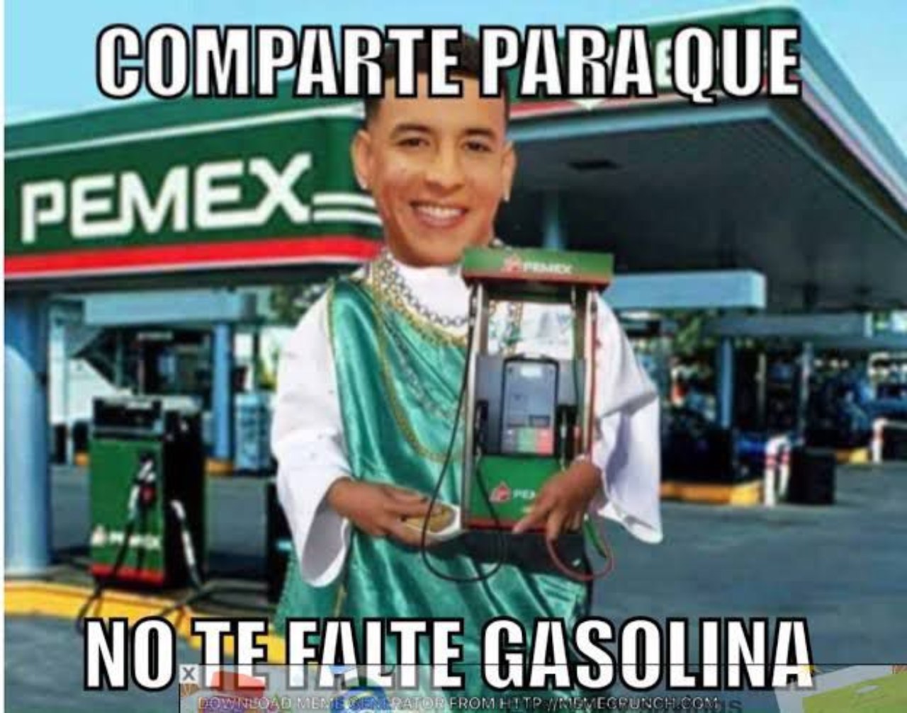 meme Daddy Yankee gasolina no falte