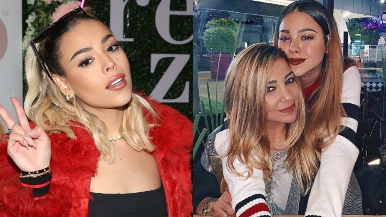 Danna Paola posa con su mamá parecen hermanas