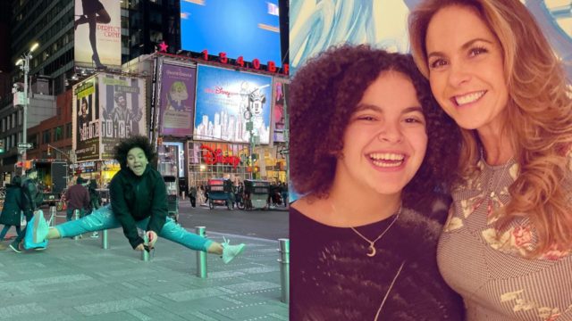 Lucero Mijares reaparece en Nueva York y sufre vergonzoso accidente