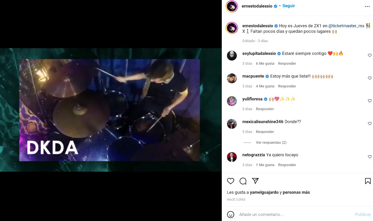 instagram dkda teatro metropolitan concierto