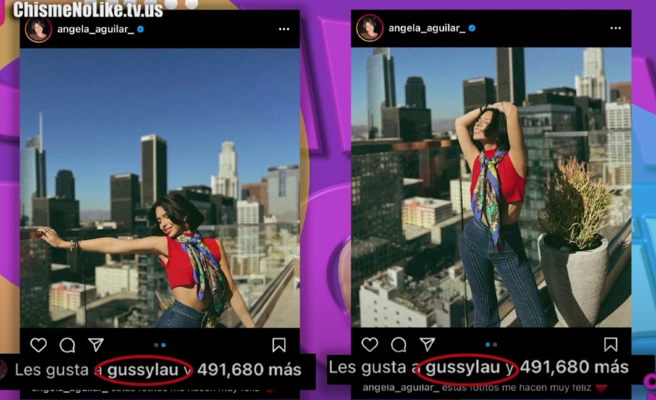 chisme no like gussy lau redes sociales angela Aguilar