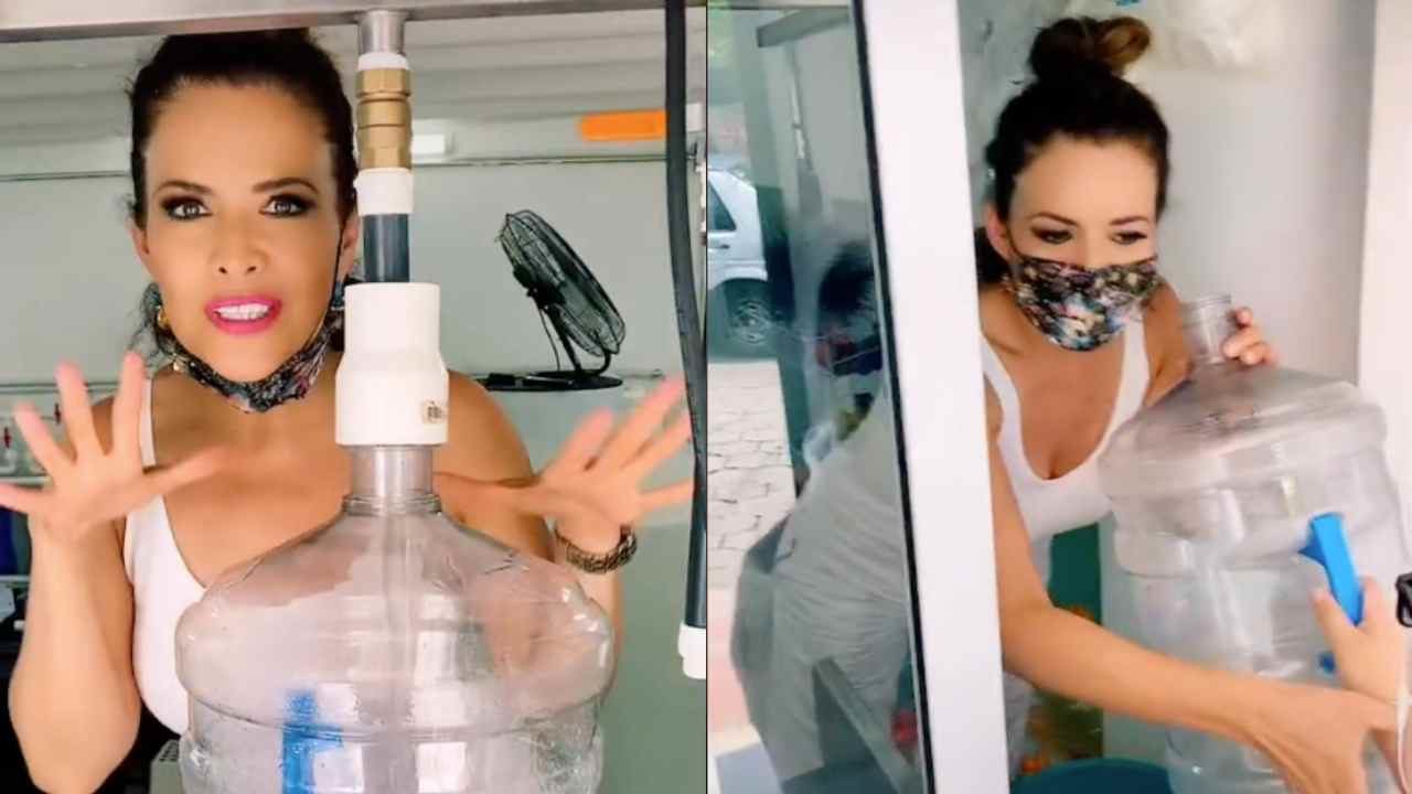 LilÃ­ Brillanti reaparece vendiendo agua purificada para sobrevivir