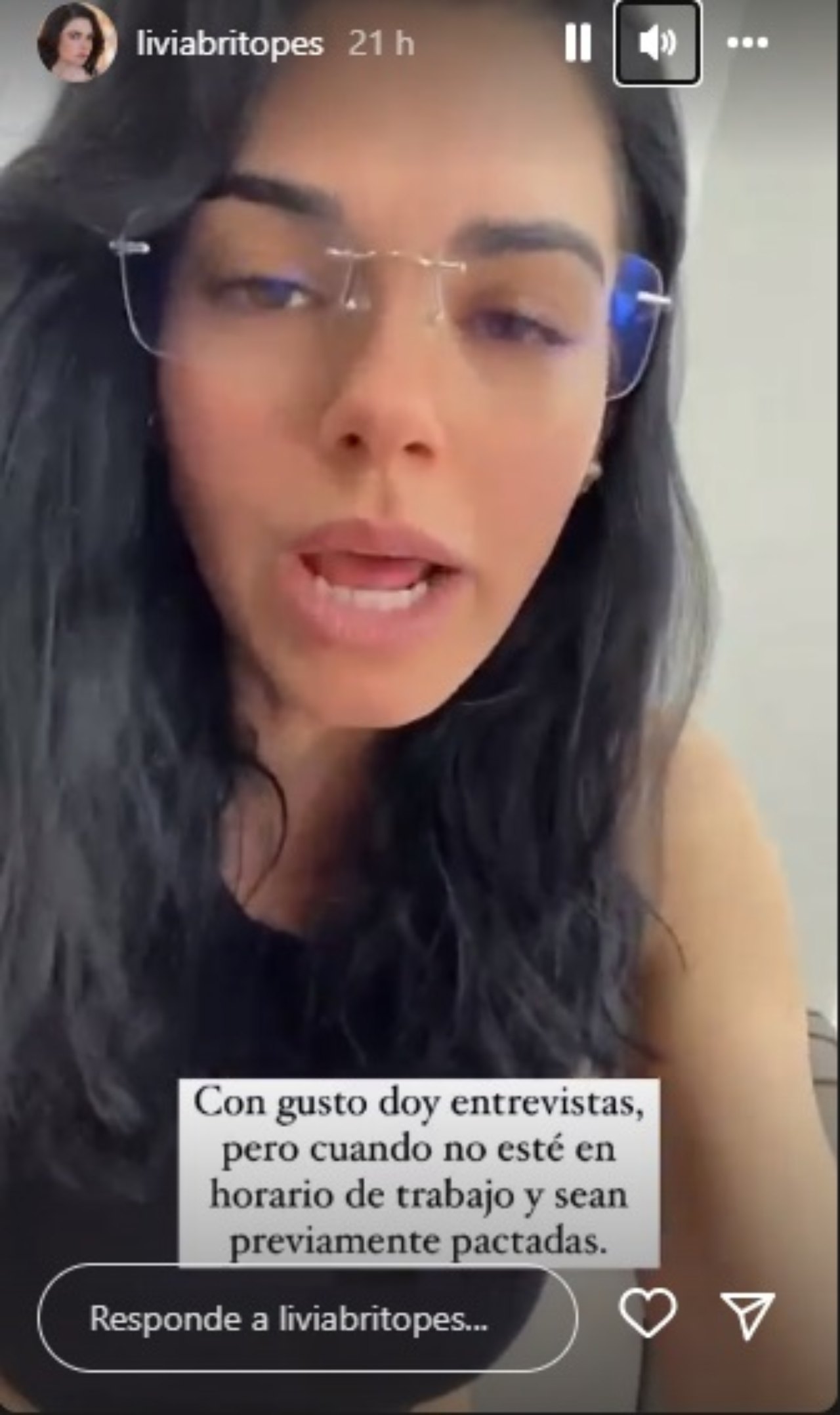 Livia Brito explica agresion a reportero 