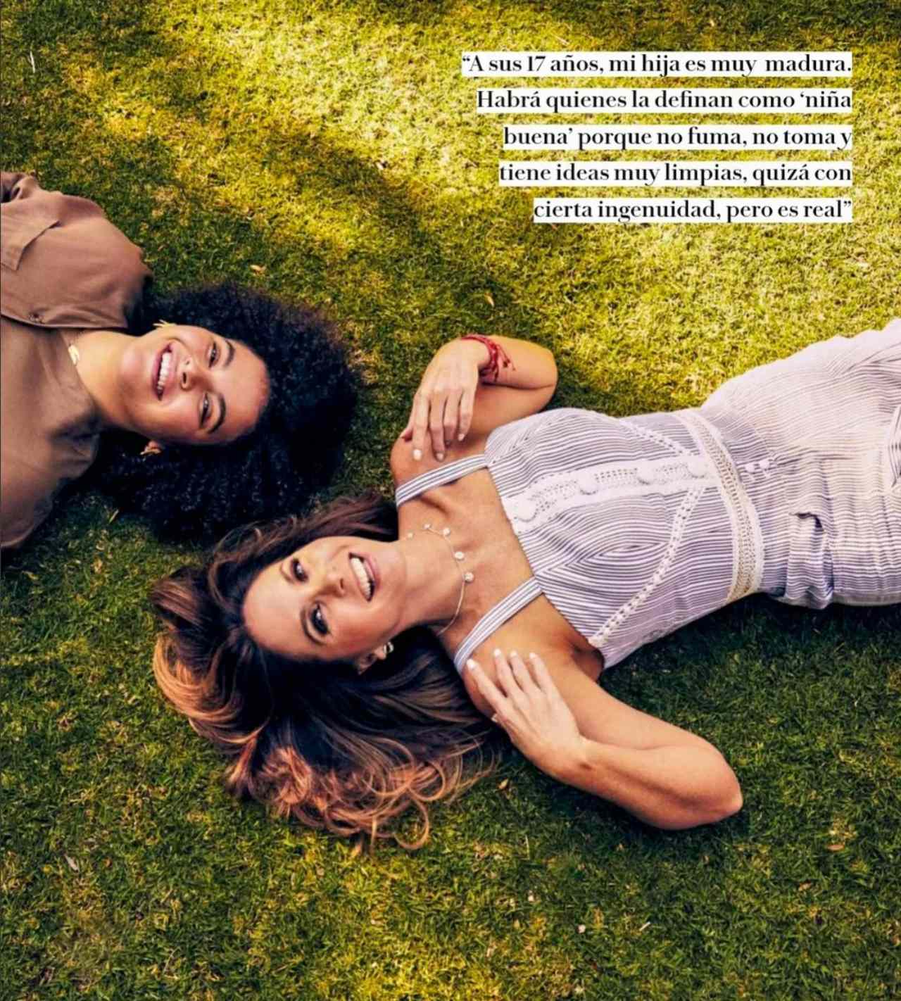 Lucero su hija posan portada revista