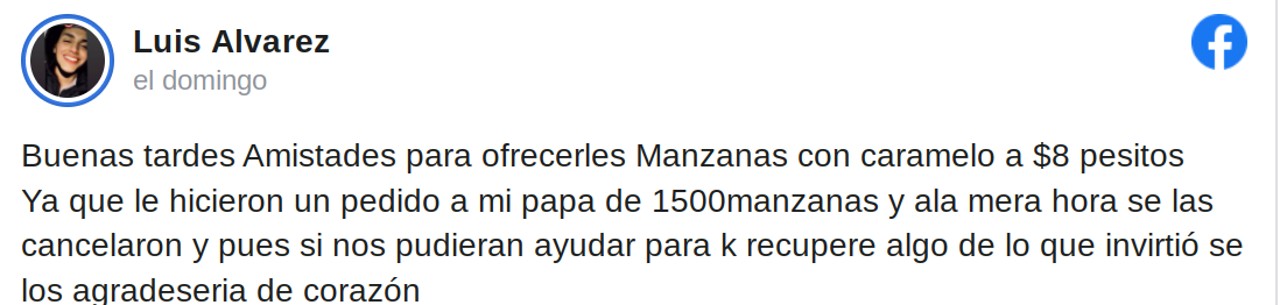 manzanas acarameladas publicacion