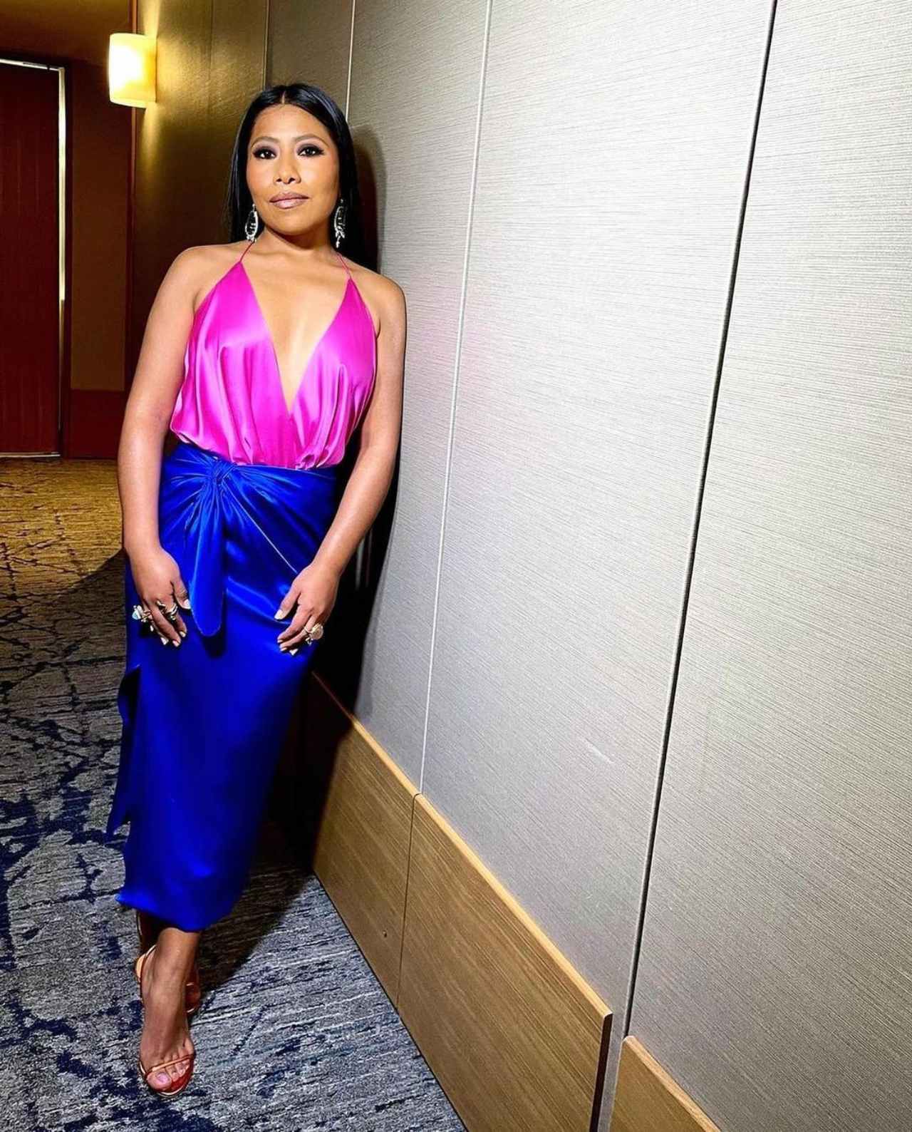 Oaxaqueña Yalitza look mexicano Kris Goyri