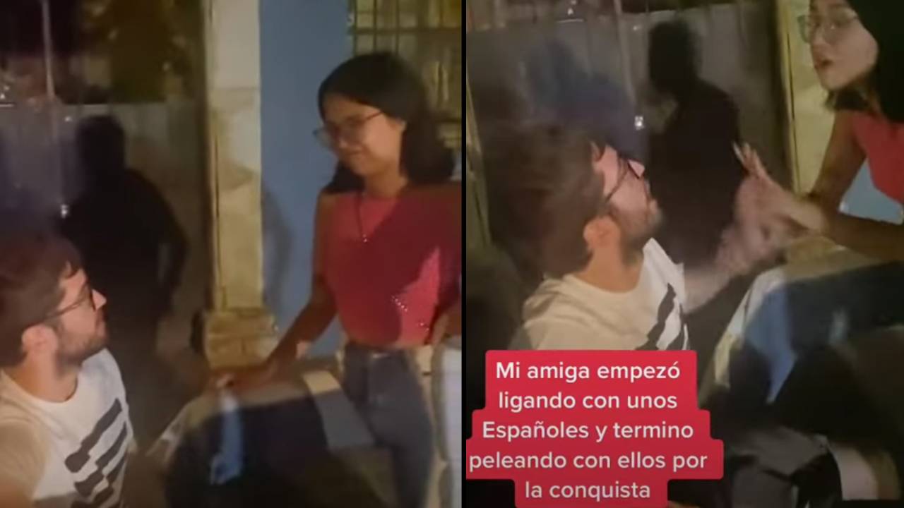 chica ligando españoles conquista