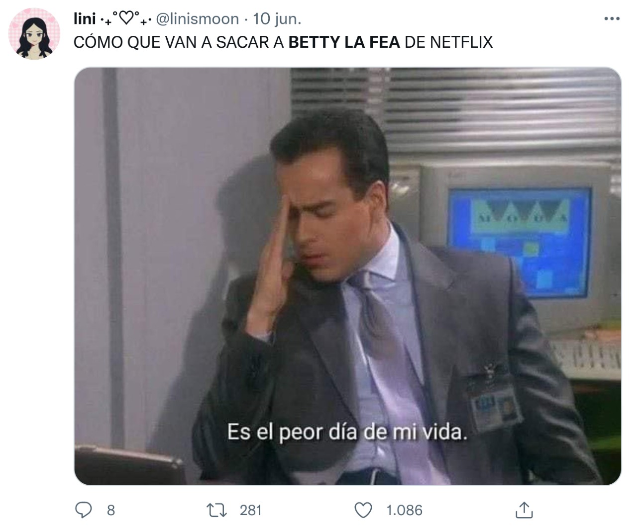 memes netflix betty la fea adios plataforma