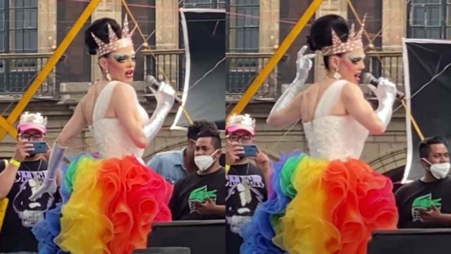 Carmen Campuzano triunfa en la Marcha del Orgullo LGBTQIA+