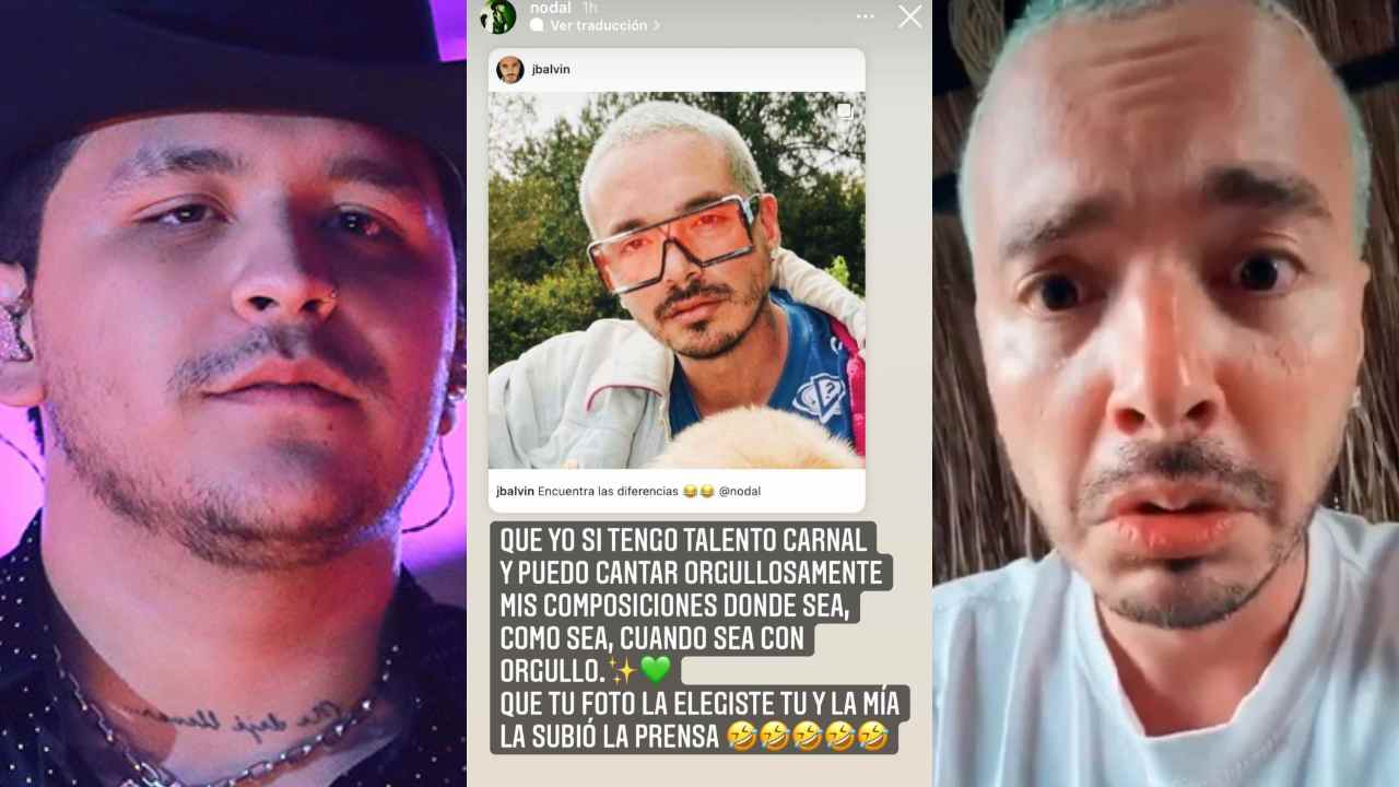 Nodal arremete contra J Balvin por compararse con él y le dice: "yo sí tengo talento carnal"