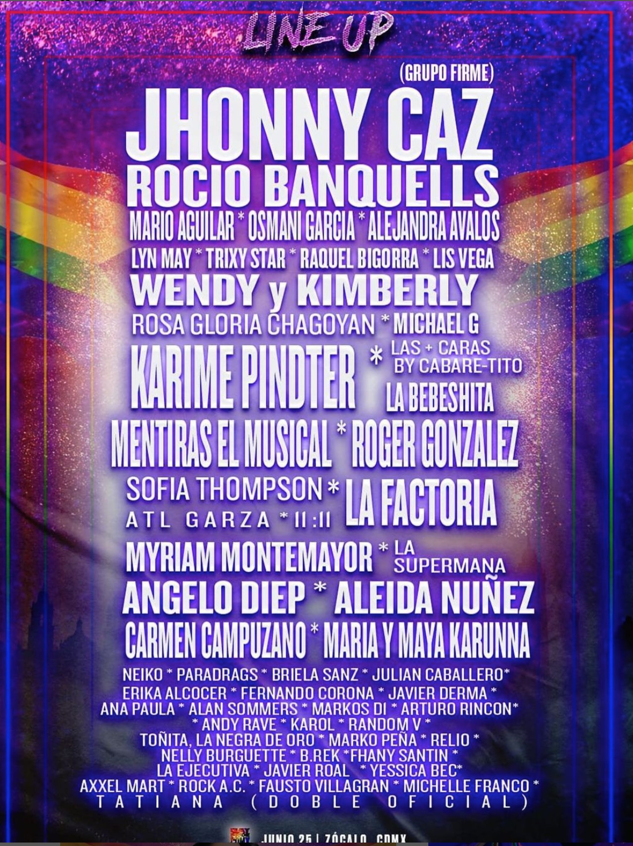 concierto zocalo pride cdmx