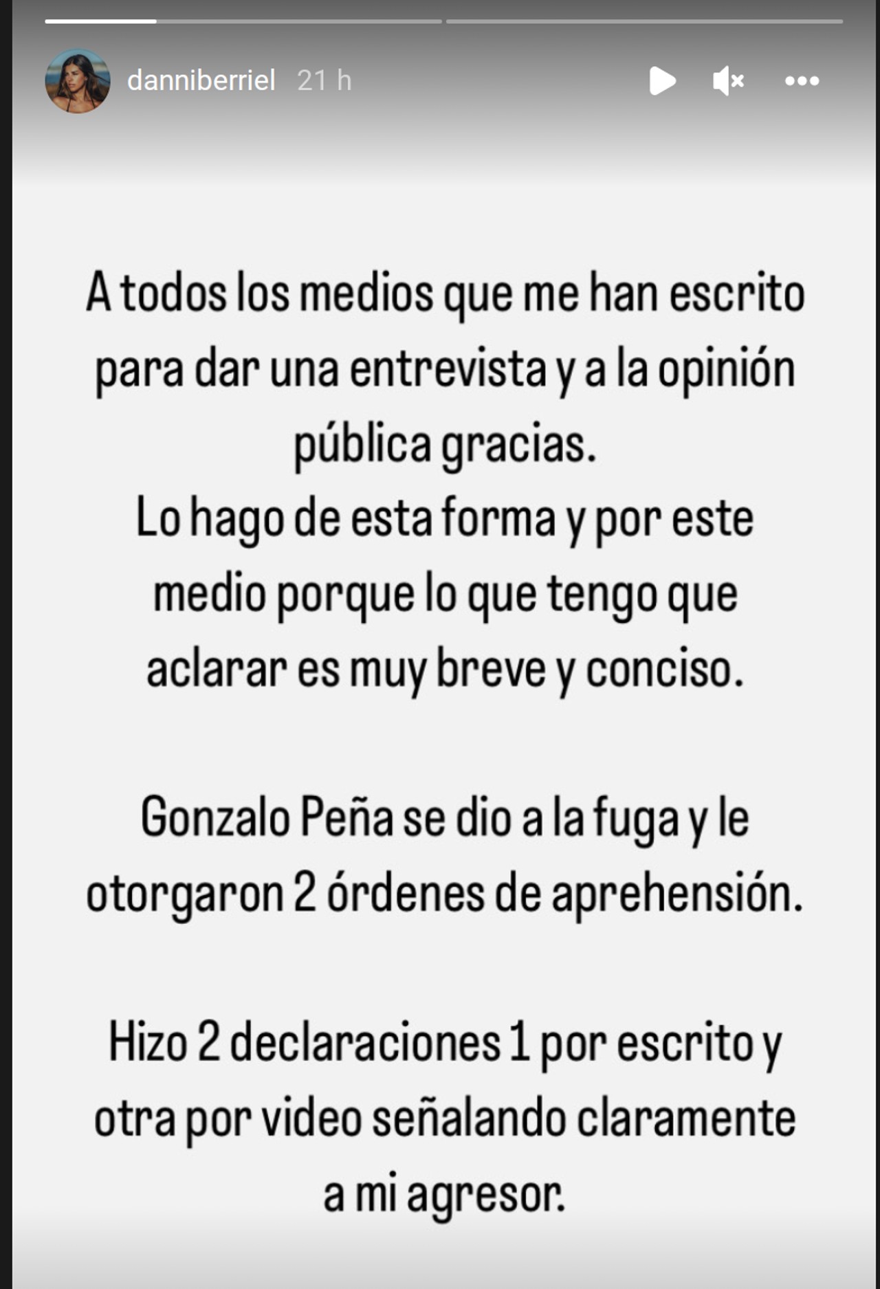 daniela berriel abuso gonzalo pena