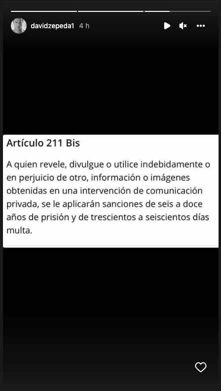 David Zepeda anuncia acciones legales contra quien filtró sus mensajes
