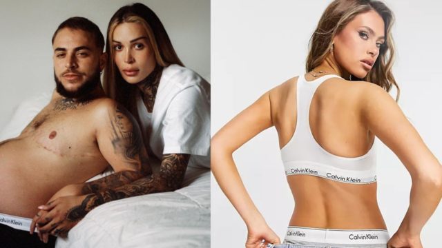 calvin klein modelos transexuales embarazados