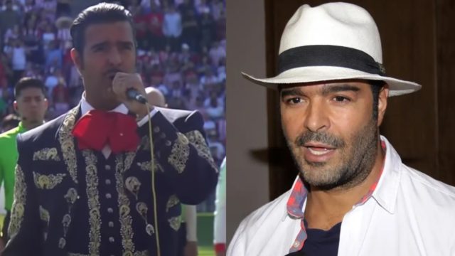 Pablo Montero se equivoca al cantar el himno nacional