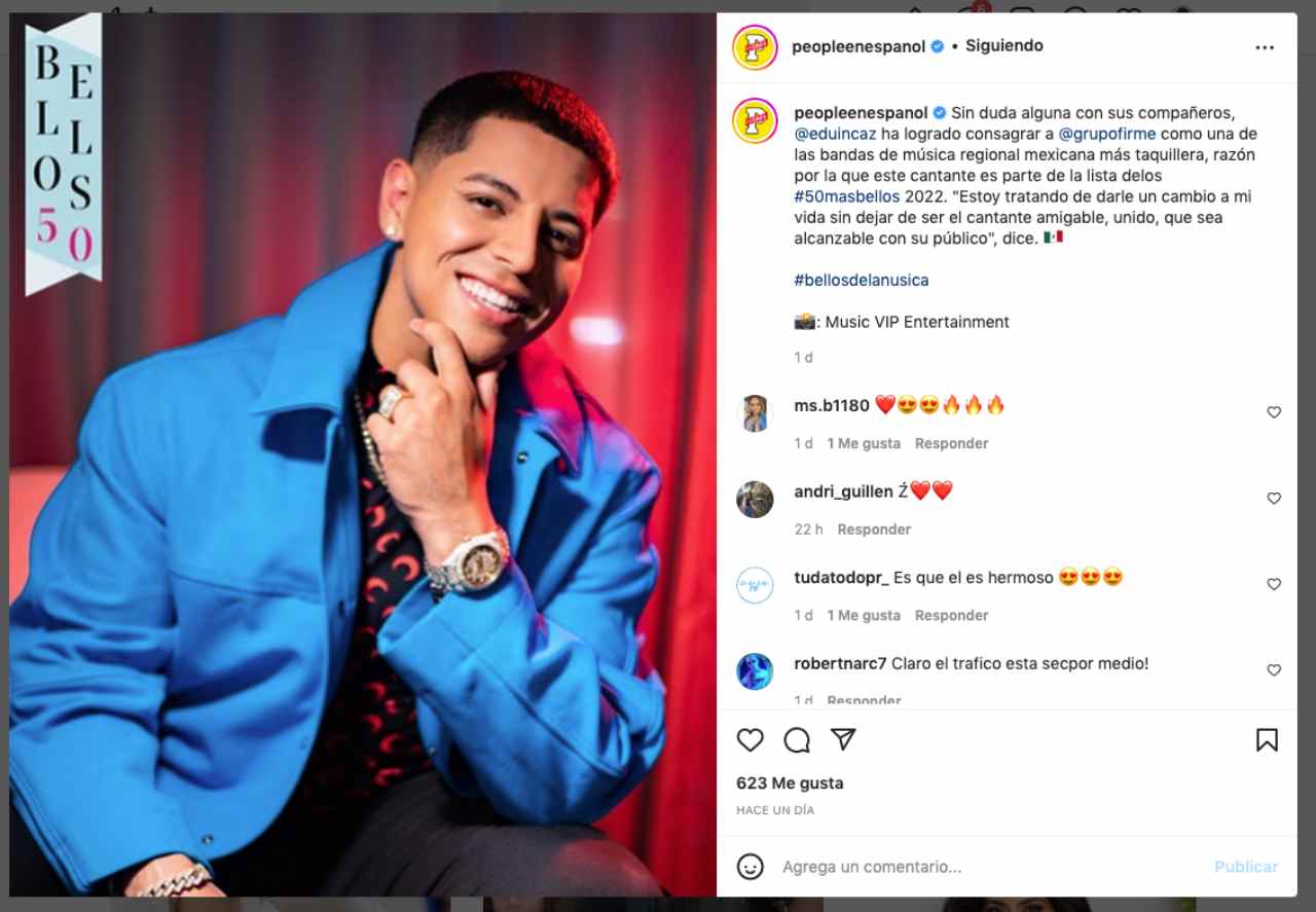 Eduin Caz en Los 50 más bellos de People en español