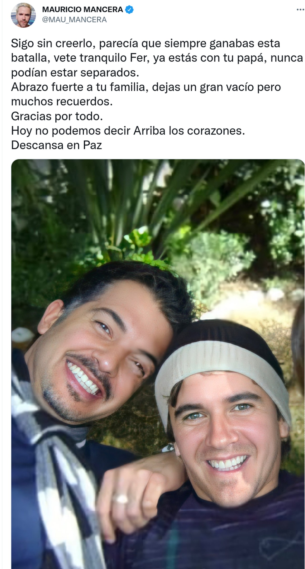 fernando del solar famosos lloran su muerte