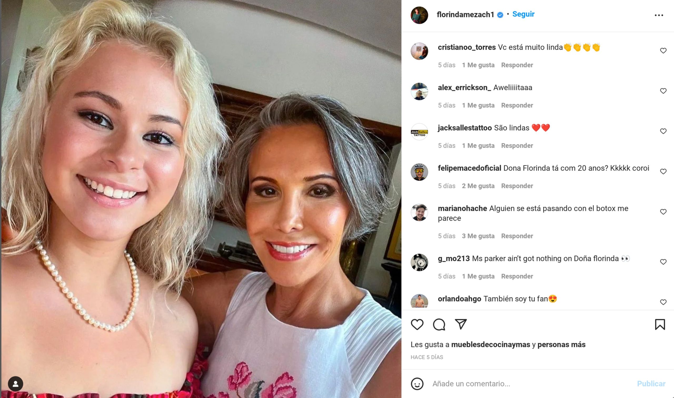 florinda mesa criticas filtros fotos