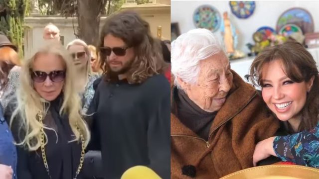 Eva Mange funeral Laura Zapata Thalia
