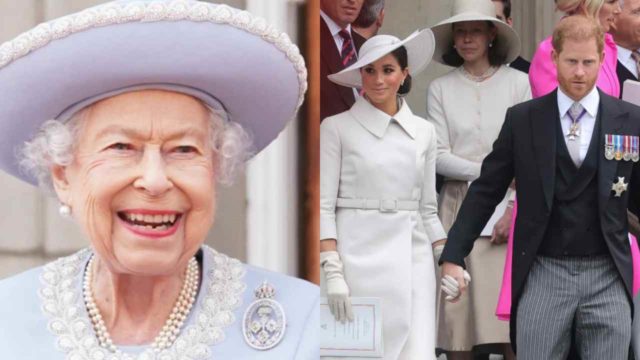 Meghan Markle y Harry reaparecen en el jubileo de la reina Isabel II, Â¿limaron rencillas?