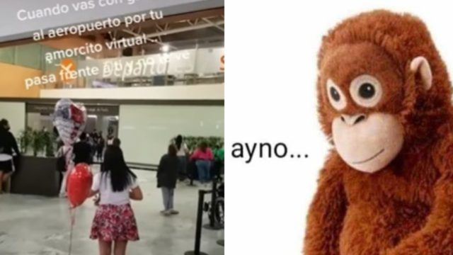 Mujer va novio virtual no reconoce