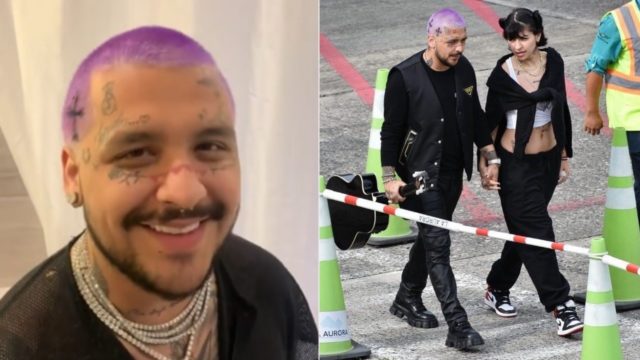 Nodal Cazzu se tatuo frente telaraña