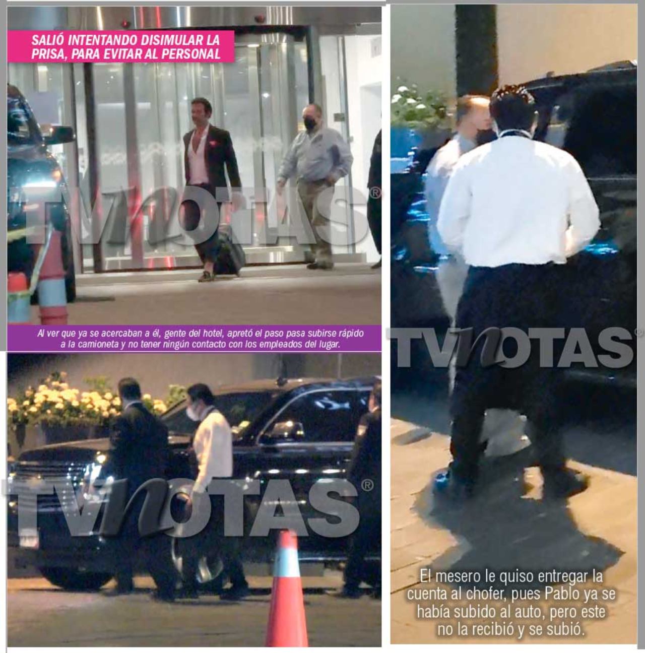 Pablo Montero fuga restaurante sin pagar