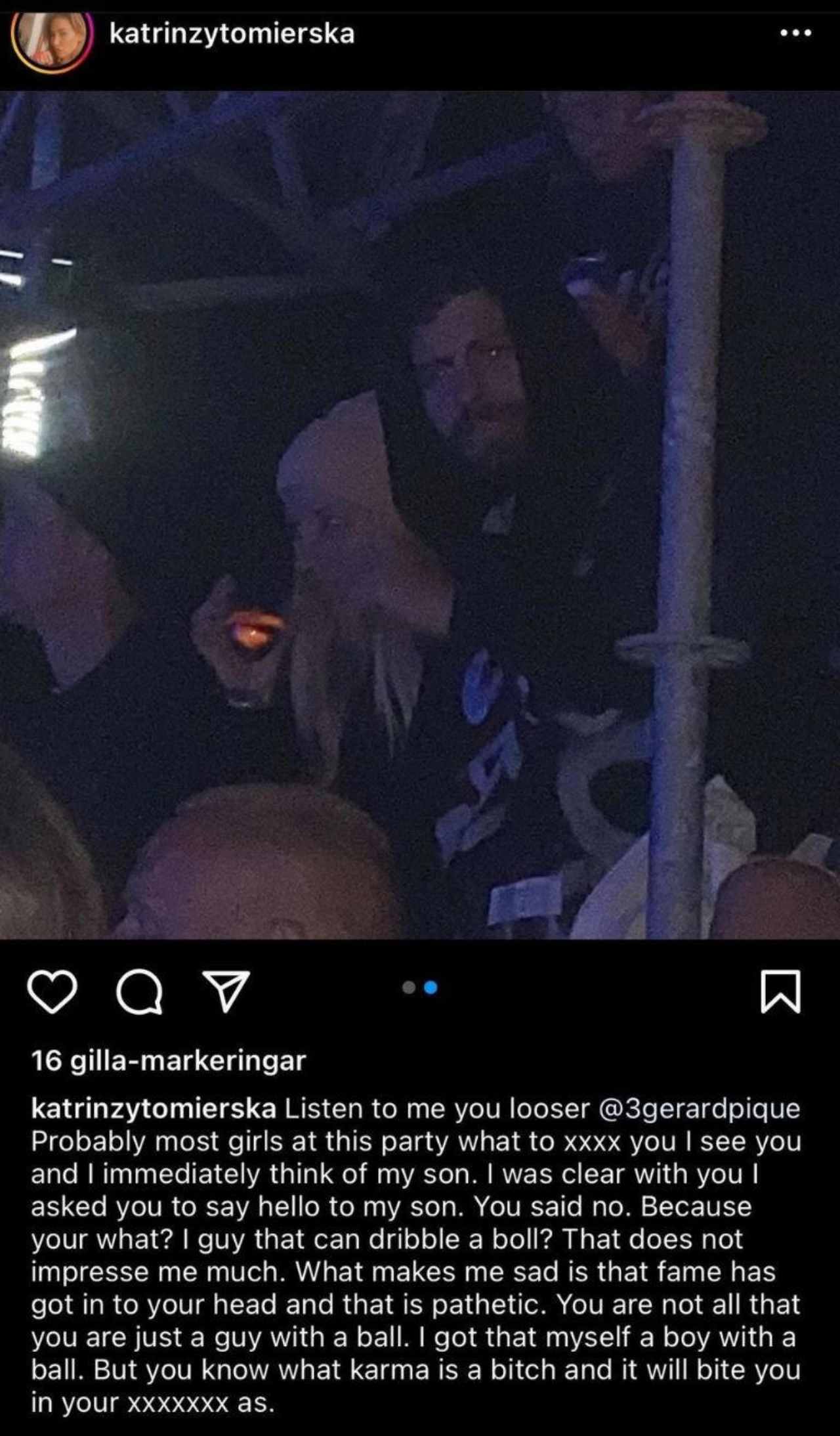 Pique mujer habría engañado Shakira fiesta