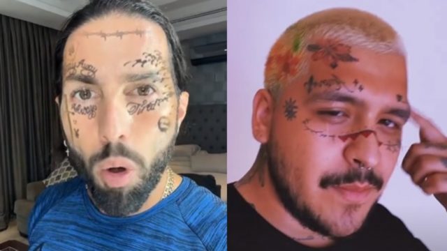 Poncho de Nigris burla tatuajes Nodal